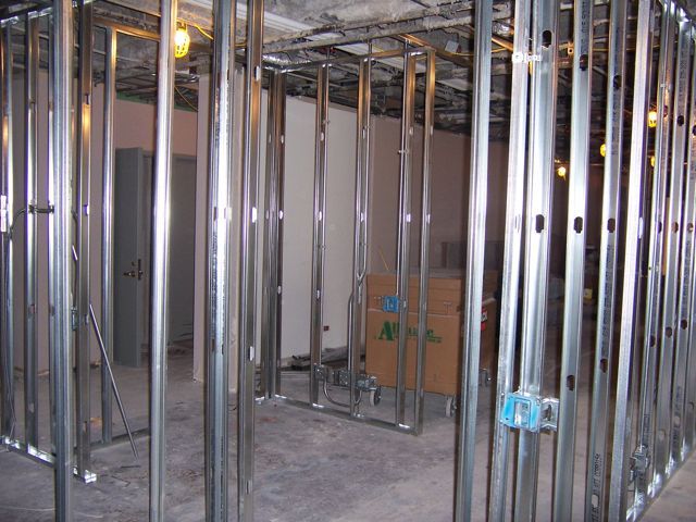 This is an IBF office during demolition.