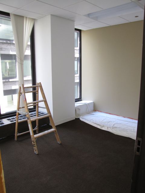 This Illinois Bar Foundation office is nearly finished.