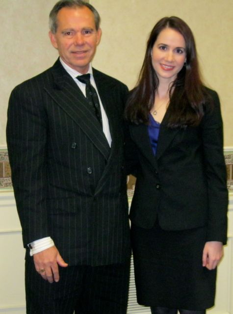 ISBA member Robert Steele and his daughter, new admittee Natasha Steele
