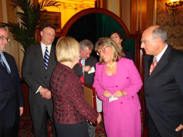 ISBA leaders with Congresswoman Biggert