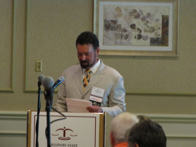 Judge Thomas Else presents the report of the Assembly Agenda and Program Committee.