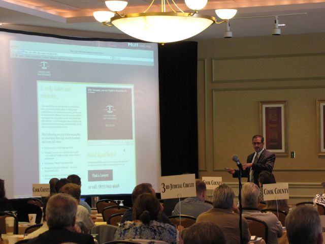 Jim Flynn of Hult Advertising unveils the ISBA's new consumer website.