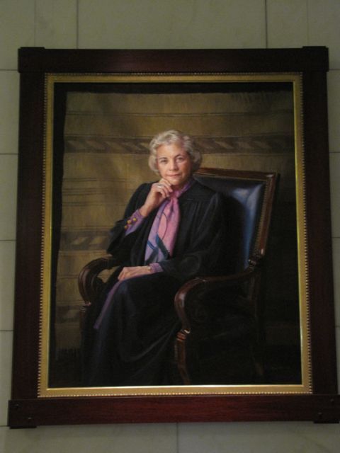 Portrait of retired Justice Sandra Day O'Connor