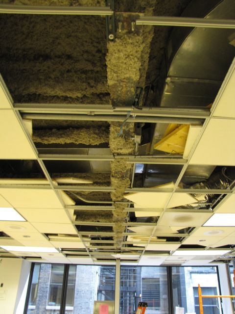 The training room ceiling will feature video projectors for better viewing during CLE presentations.