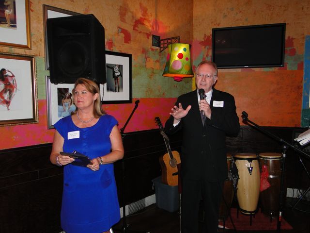 IBF Vice President Debra Walker and Chief Justice Kilbride