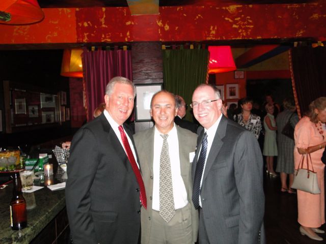 ISBA Mutual Executive Director Jon DeMoss, Leonard DeFranco, ISBA President-elect John Thies