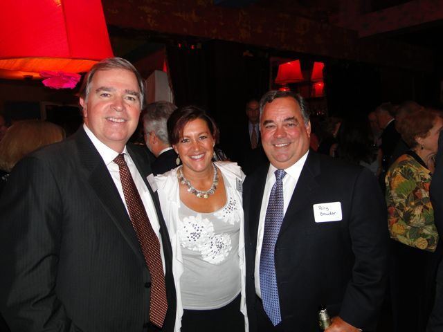 ISBA Past President Todd Smith, IBF Executive Director Lisa Corrao and IBF Board member Perry Browder