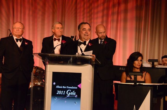 Gala Co-Chair Chuck Douglas, Gala Co-Chair Rudy Schade, Board Gala Chair Perry Browder, Board Gala Chair Shawn Kasserman