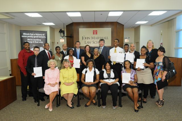 Award winners with ISBA Law and Leadership program leaders