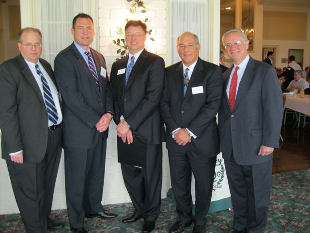 Mentoring and disciplinary issues were on the agenda for the Quincy Regional CLE. Speakers included Peter L. Rotskoff, Chief of Litigation, ARDC in Springfield; Quincy lawyer James A. Hansen, Chair of ISBA's Mentoring Committee; John G. Locallo; Mark D. Hassakis; and Jerome E. Larkin, ARDC Administrator, Chicago.