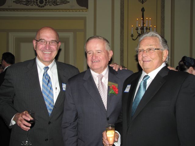 Johnson & Bell Secretary/Shareholder Joseph Marconi, ISBA Board member Judge Russell Hartigan and ISBA Past President Jack Carey