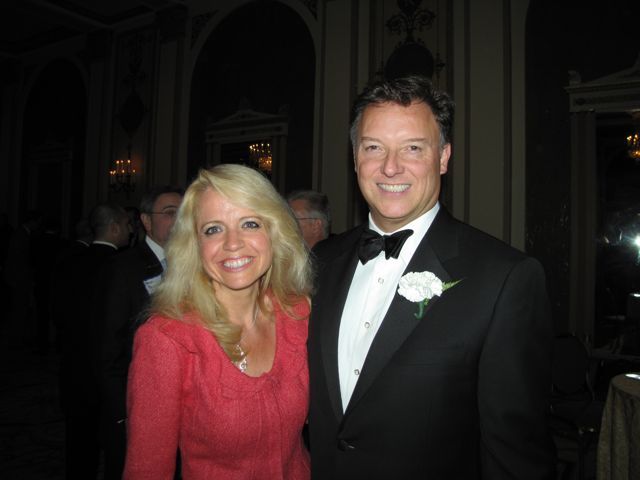 Michele Jochner and President Locallo
