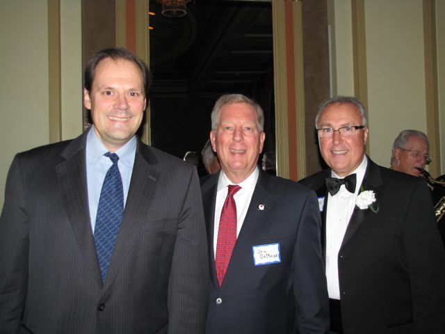 ISBA Board member Mark Wojcik, ISBA Mutual President and CEO Jon DeMoss and ISBA Board member Umberto Davi