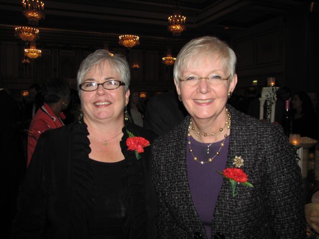 IJA President and Appellate Court Justice M. Carol Pope and Illinois Supreme Court Justice Mary Jane Theis