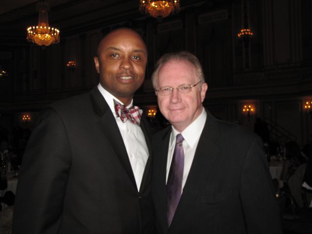 ISBA Board member Vincent Cornelius and Illinois Supreme Court Chief Justice Thomas Kilbride