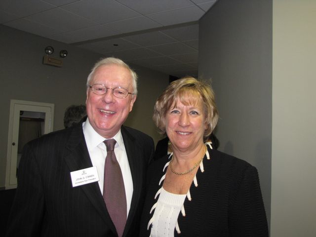 ISBA Immediate Past President John G. O'Brien with ISBA Board member Judge Naomi Schuster