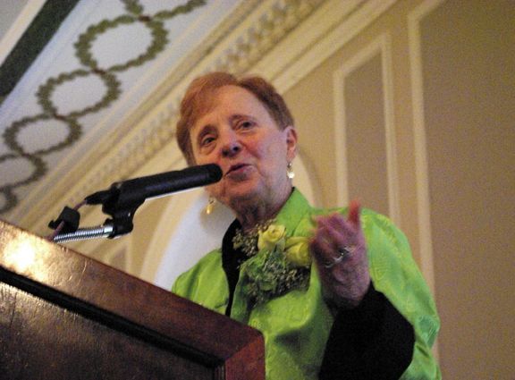 Judge Murphy delivers her acceptance remarks.