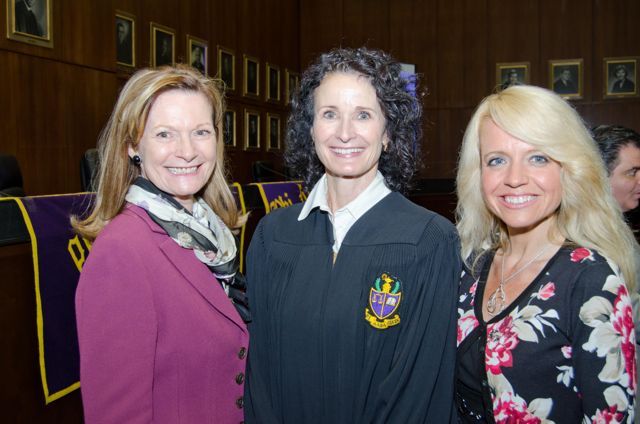 Chicago Alumni Chapter Board Member Julie Ann Sebastian, Jayne Reardon, Michele Jochner