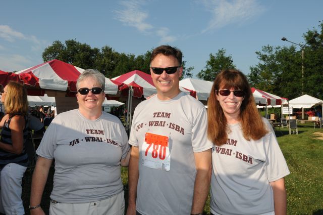 IJA President Judge Carol Pope, ISBA President John Locallo, WBAI President Deane Brown