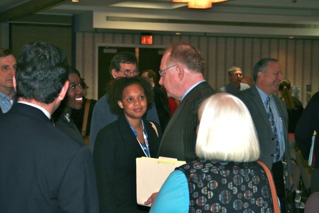 Chief Justice Kilbride meets with attendees