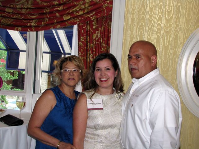 New admitte Ennedy D. Rivera and her family