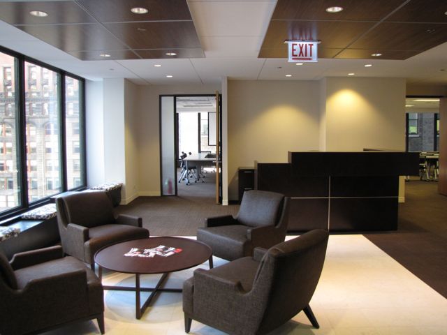 Main lobby looking into CLE classroom
