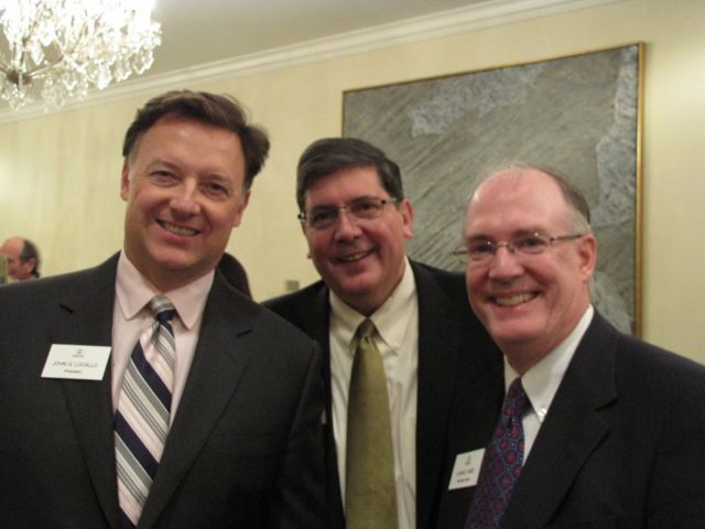 ISBA President John G. Locallo (left), ISBA 3rd VP Richard D. Felice and ISBA President-elect John E. Thies.