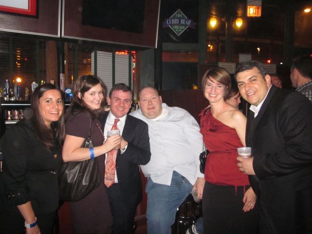 YLD council members enjoy the party