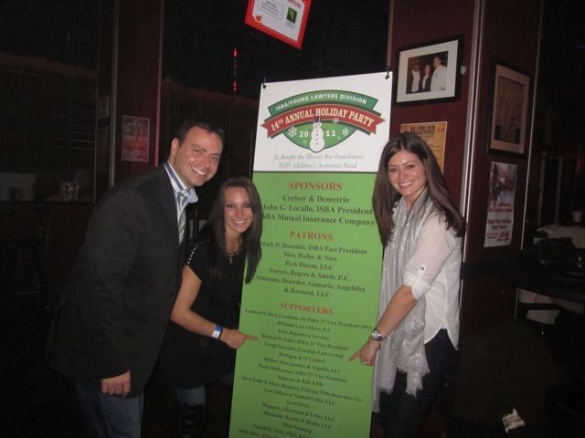 Sponsor Sign with Gregg Garofalo and friends