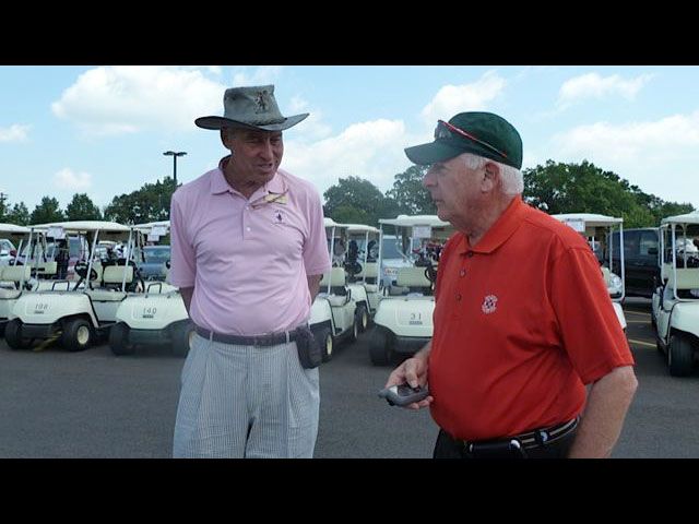 Cog Hill owner Frank Jemsek with event sponsor David Sosin