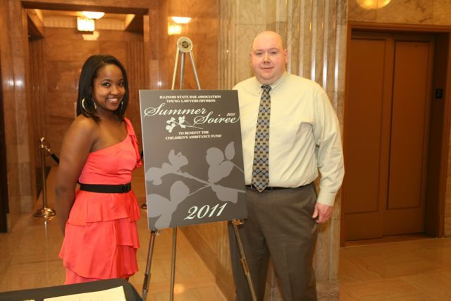 Summer Soiree co-chairs Kenya Jenkins-Wright and Nathan B. Lollis