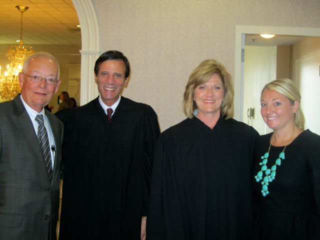 David Lynch, Justice Tom M. Lytton, Justice Mary K. O'Brien and new admittee Alison Lynch.
