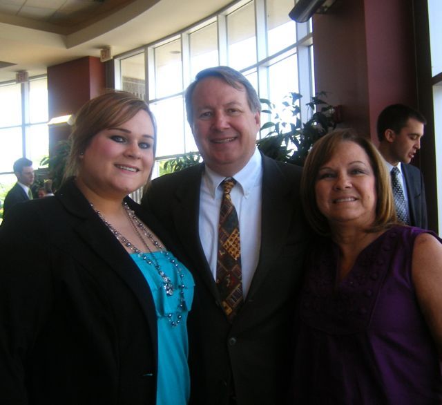 Pamela and Michael Quinley attended the 5th District Ceremony to see their daughter, Kimberly Stack, sworn in as a new lawyer.