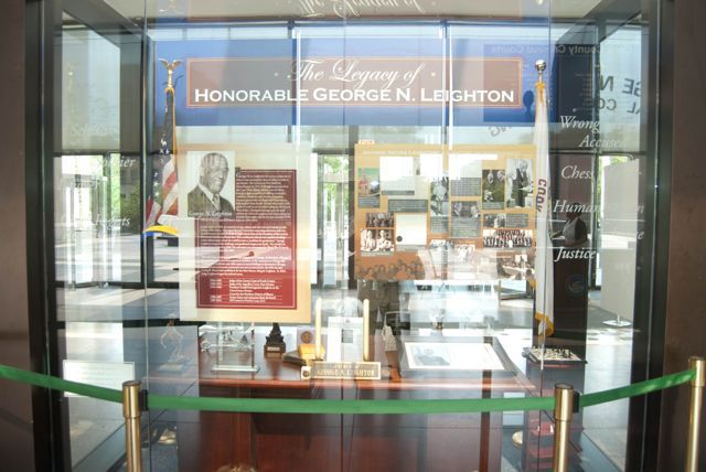 The permanent lobby display.