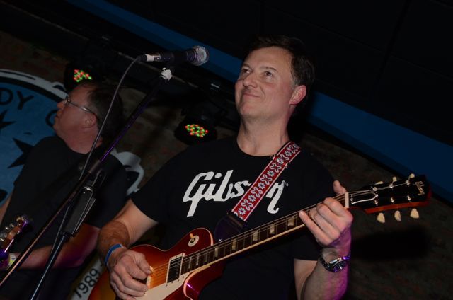 ISBA President John G. Locallo on guitar with his band, 5-thirty