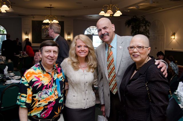 Judge Marty Moltz of the Circuit Court of Cook County; Michele M. Jochner, Chair of the Executive Board of the Chicago Alumni Chapter; Judge William Hooks of the Circuit Court of Cook County; Mrs. Deborah Hooks