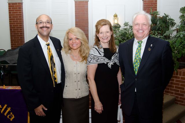 The luncheon Planning Committee: Chicago Alumni Chapter Justice Pierre Priestley; Michele Jochner; Chicago Alumni Chapter Board Member Julie Ann Sebastian; and Past Chapter Justice Royal Berg