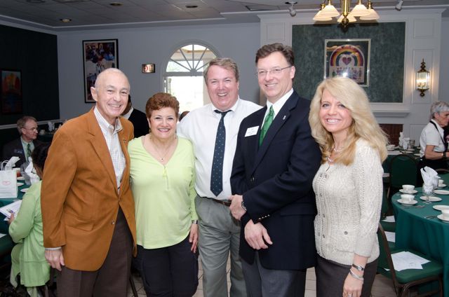 Past Chapter Justice John Peter Curielli; Cathy Curielli, Charlie McCarthy; ISBA President John G. Locallo; Michele Jochner