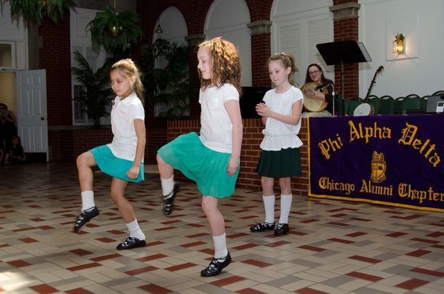 Dancers from the Clare Orr School of Irish Dance
