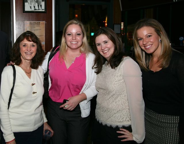 ISBA Director of Bar Services Janet Sosin, YLD Council members Julie Neubauer and Jessica Durkin and guest