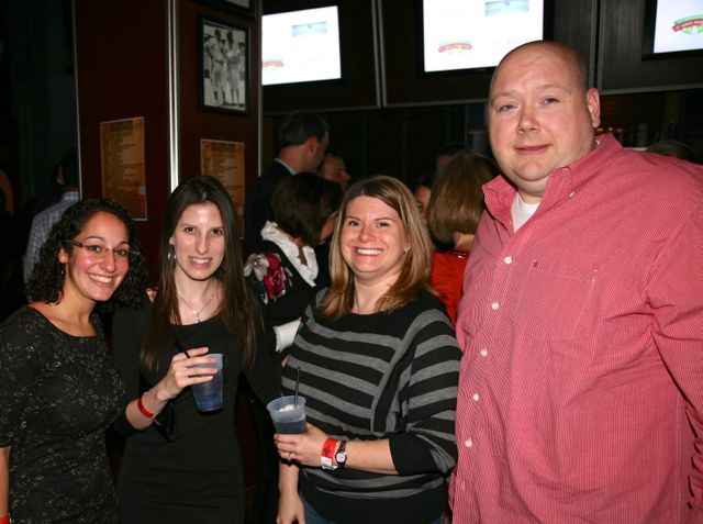 YLD Council member Erin Wilson, guest, YLD Council member Deborah Lollis and her husband, past Council member Nathan Lollis