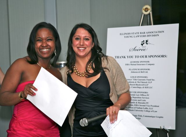 YLD Soiree Co-Chairs Kenya Jenkins-Wright and Gina Rossi