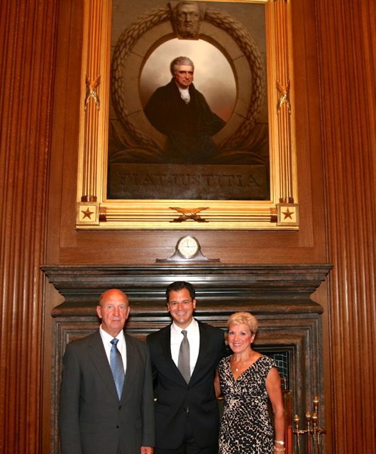 Admittee Aaron De Angelis and family