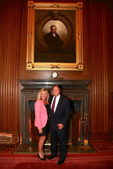 Admittee Brad Badgley and his wife Beth-2