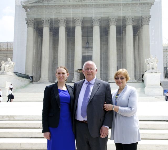 Admittee David Santori and family