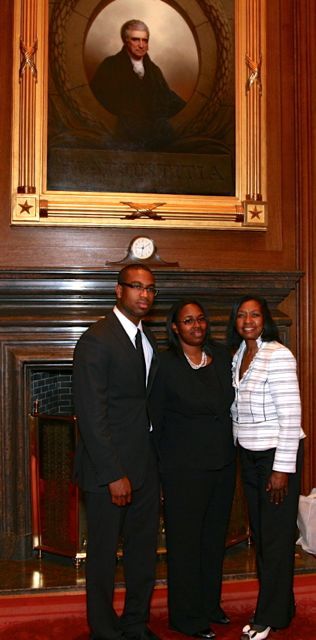 Admittee la'Rufus Mitchell and family