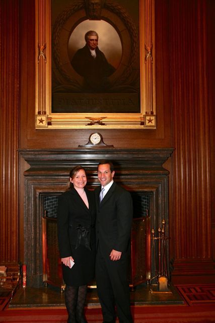 Admittee Ryan Margulis and his wife Deborah-1