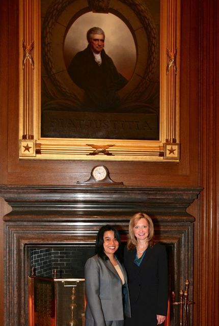 Admittees Erika Baldonado and Kari Vanderzyl