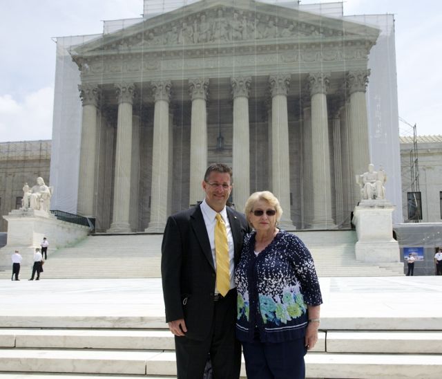 Scott Paulsen and his mother Sieglinde