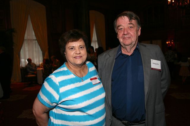 Admittee Gregory Ahern and guest